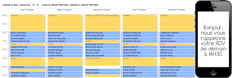 Logiciel agenda pour Salle de sport avec gestion des réservations